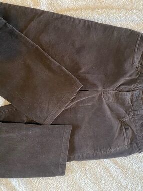J. Crew Brown Corduroy Straight-Leg Trousers